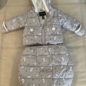 London Fog Puffer bunting/ snowsuit